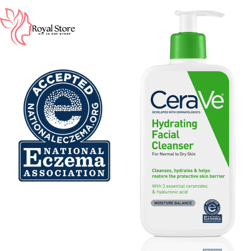 CeraVe Hydrating Facial Cleanser – Gentle, Barrier‑Restoring Face Wash Cerave Hydrating Facial Cleanser