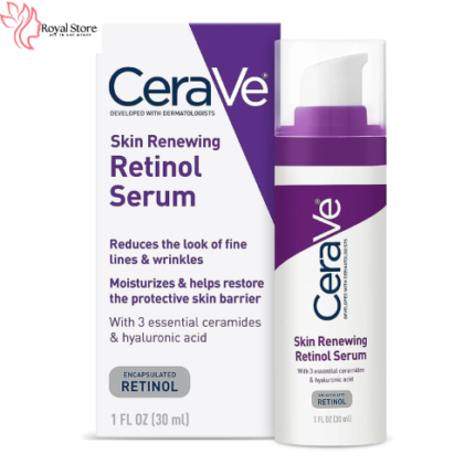 CeraVe Retinol Serum 30ml – Reduces Fine Lines & Wrinkles