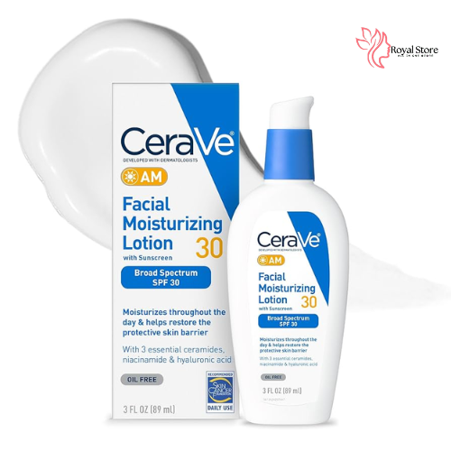 CeraVe AM Facial Moisturizing Lotion SPF 30 | Daily Hydration